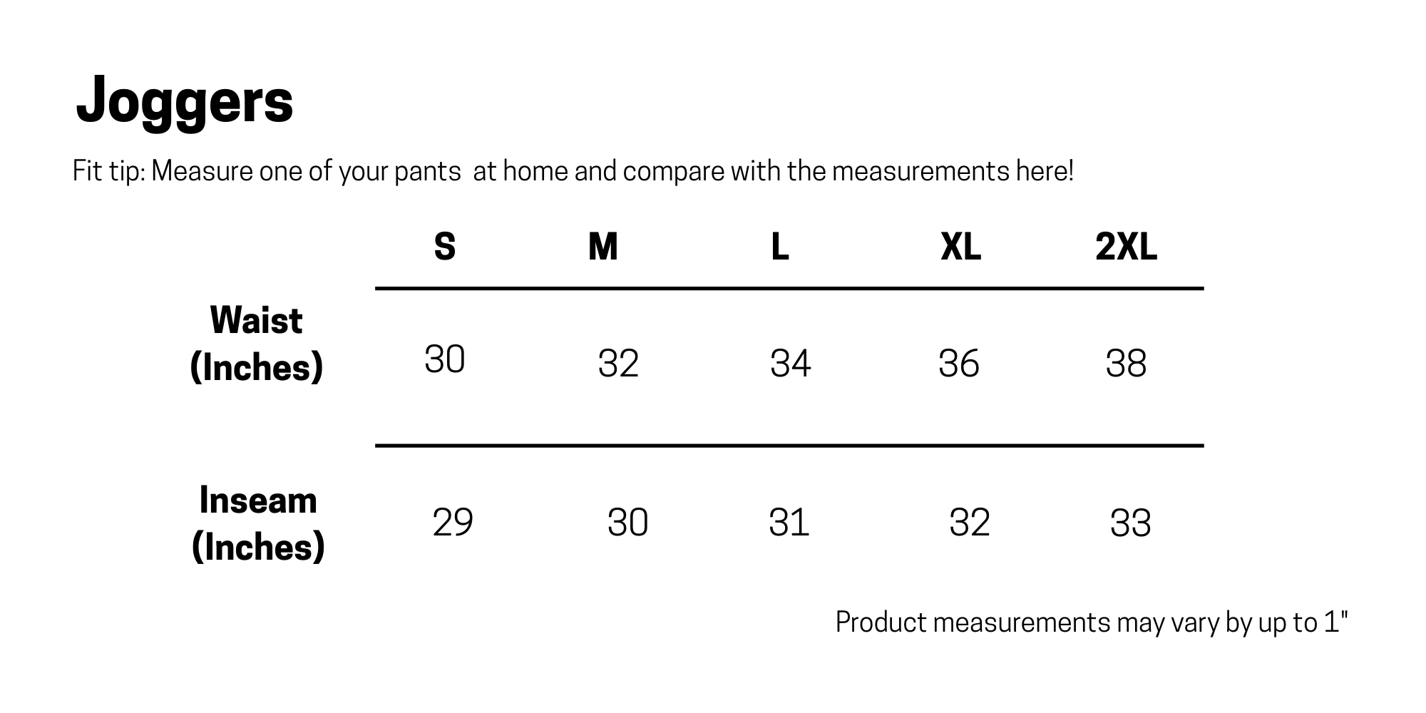 Size Guide