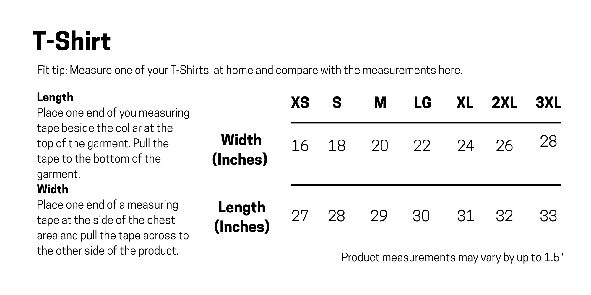 Size Guide